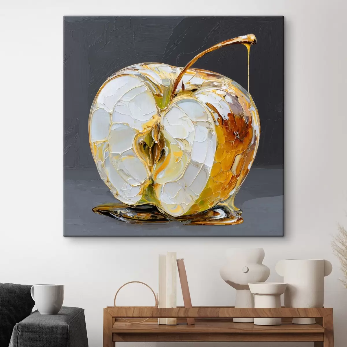 Obraz Sladké jablko v malířském stylu Č. s45861