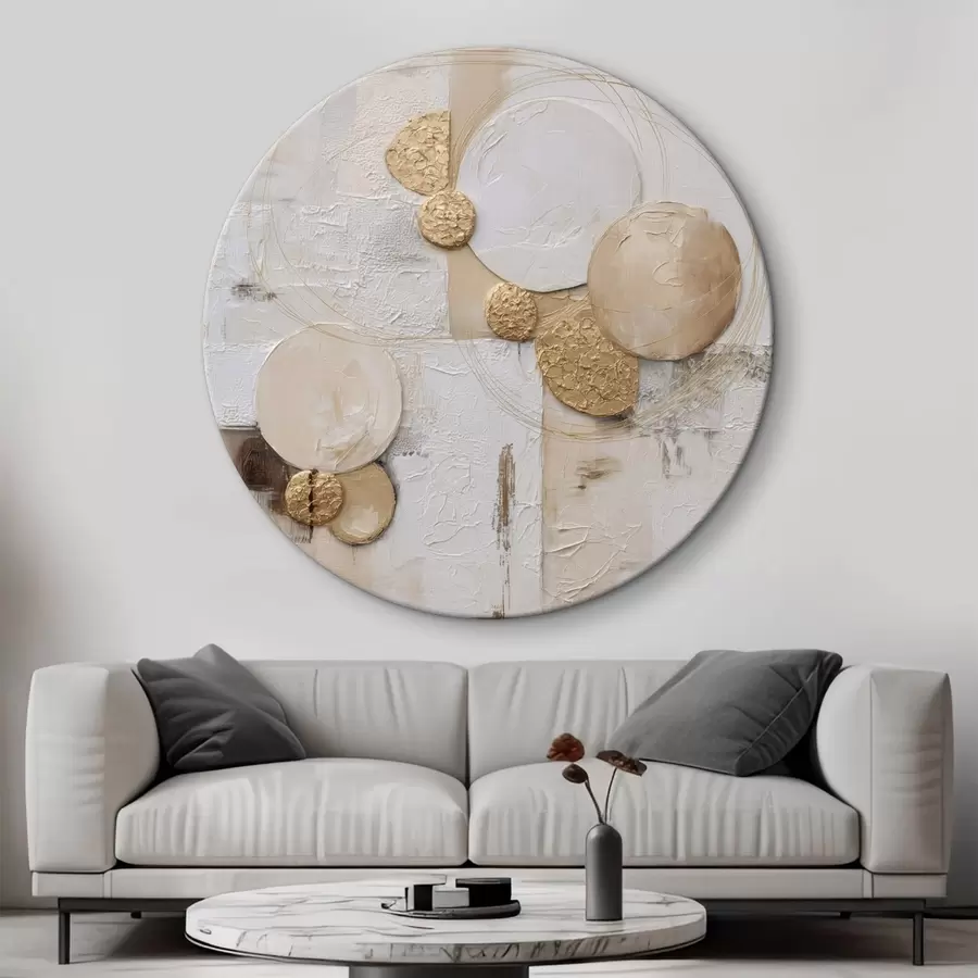 Obraz Abstrakce ve volumetrickém malířském stylu Č. r45852