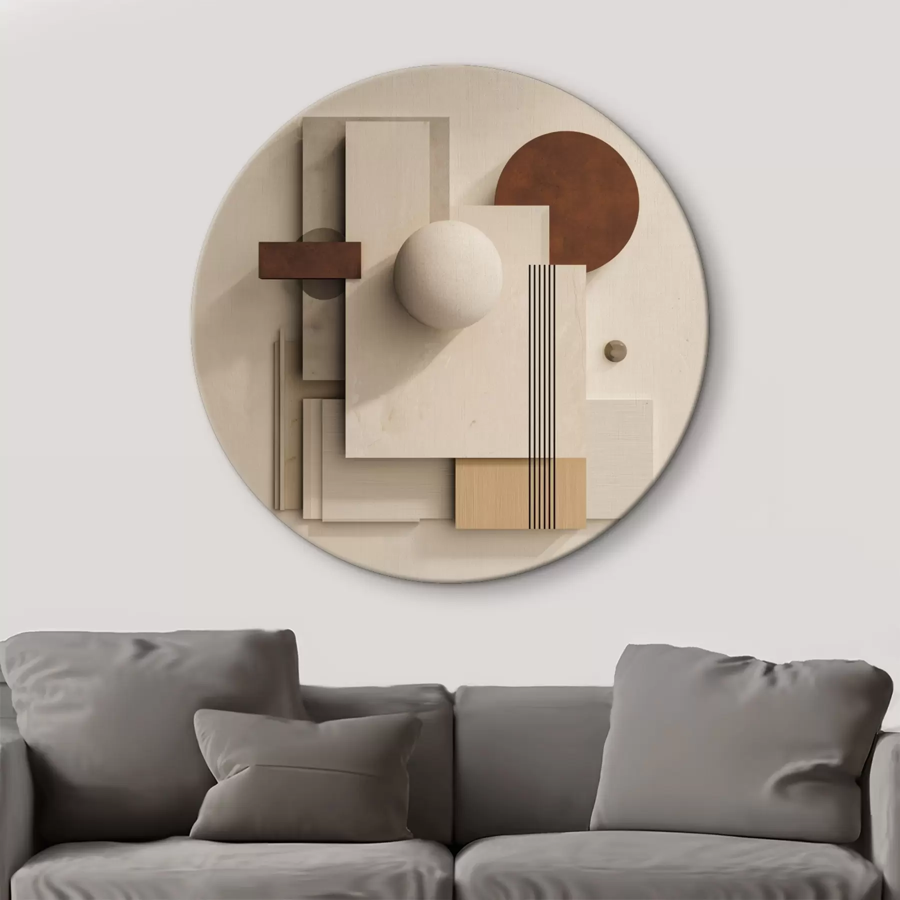 Obraz Geometrie klidu v moderním minimalistickém stylu Č. r45856