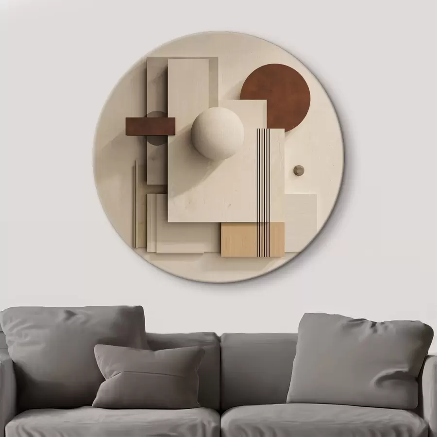 Obraz Geometrie klidu v moderním minimalistickém stylu Č. r45856