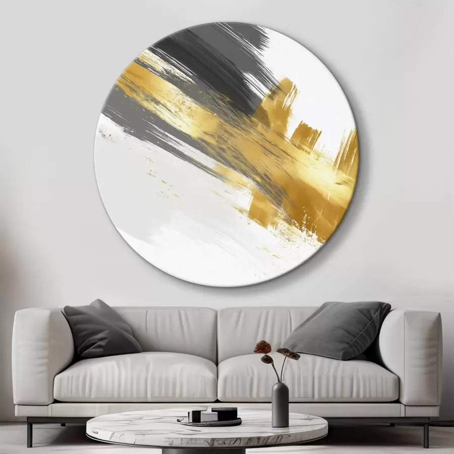 Obraz Moderní umění s prvky rychlých tahů štětcem Č. r45865