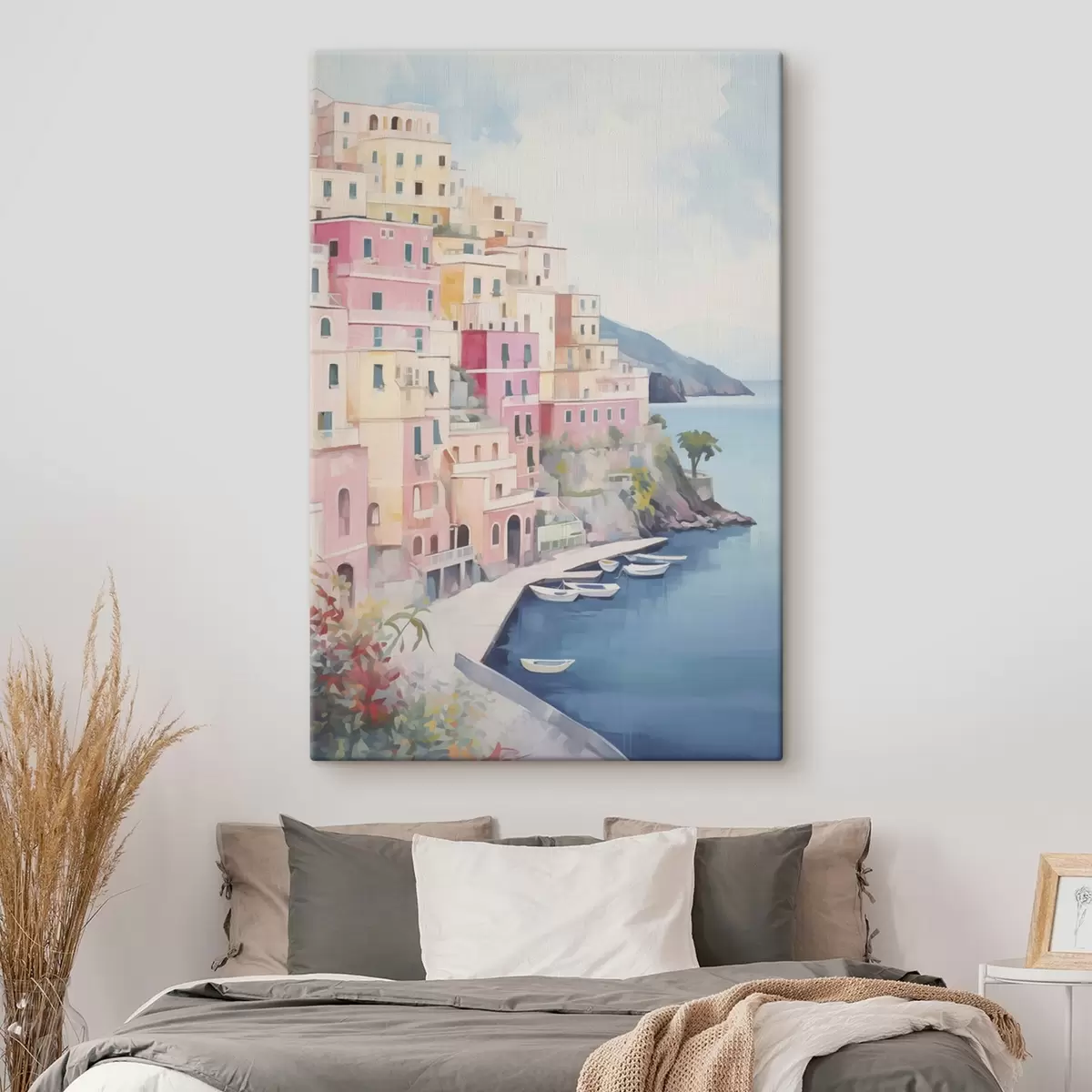 Obraz Domy u mořské zátoky Č. s46066