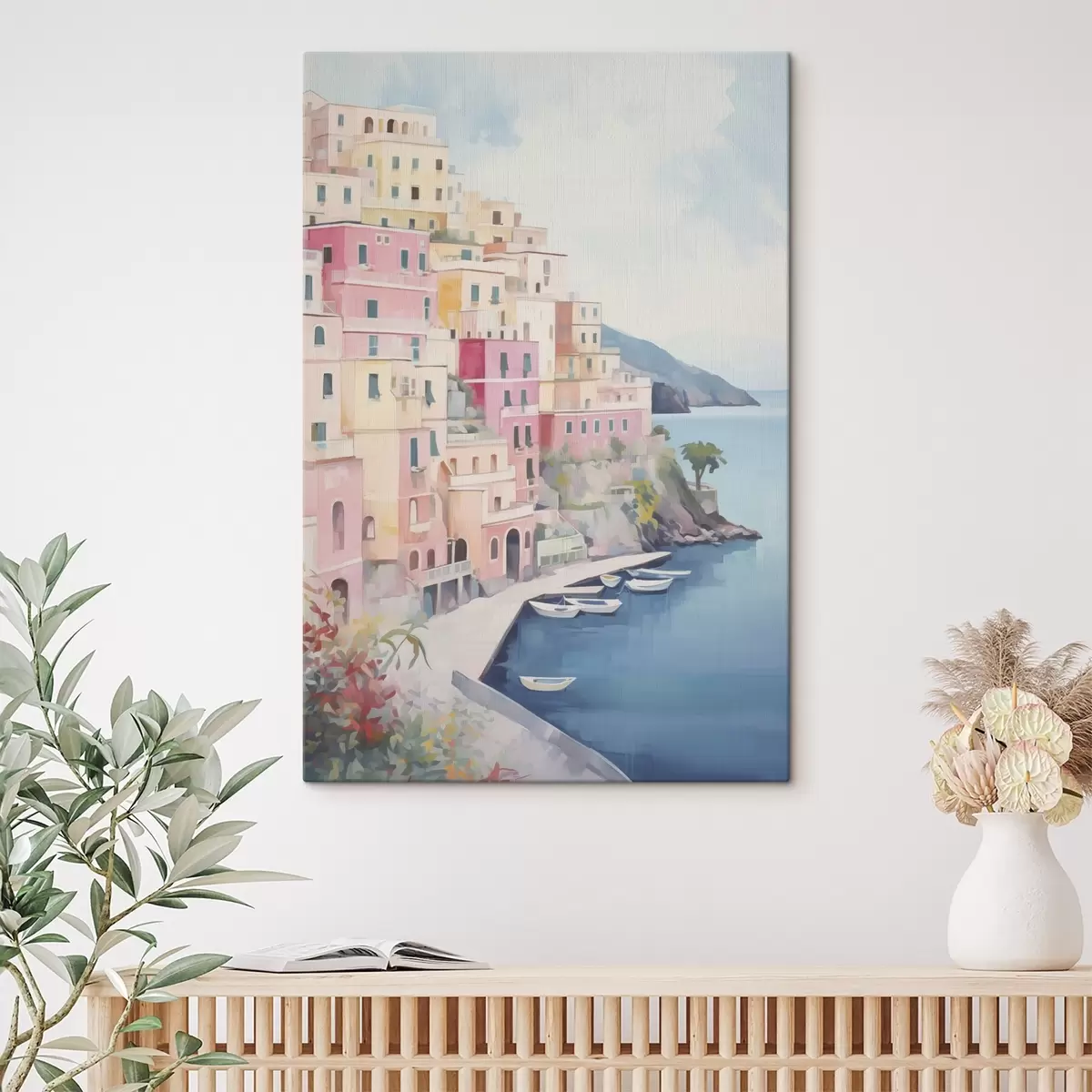 Obraz Domy u mořské zátoky Č. s46066