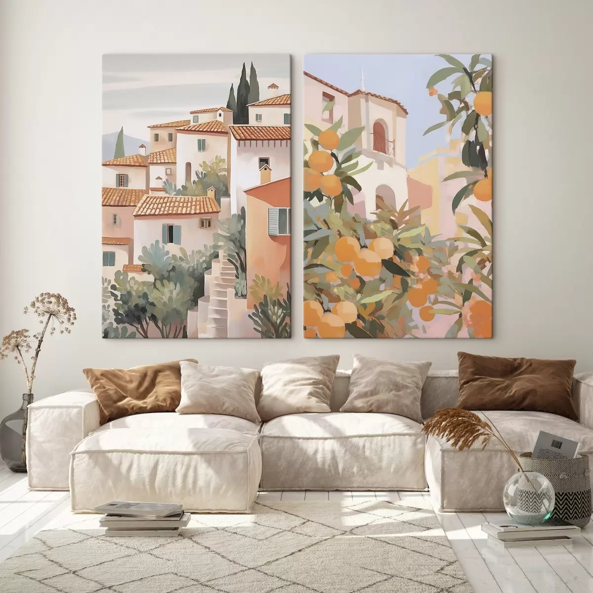 Obraz Domy uprostřed zahrady Č. m00791