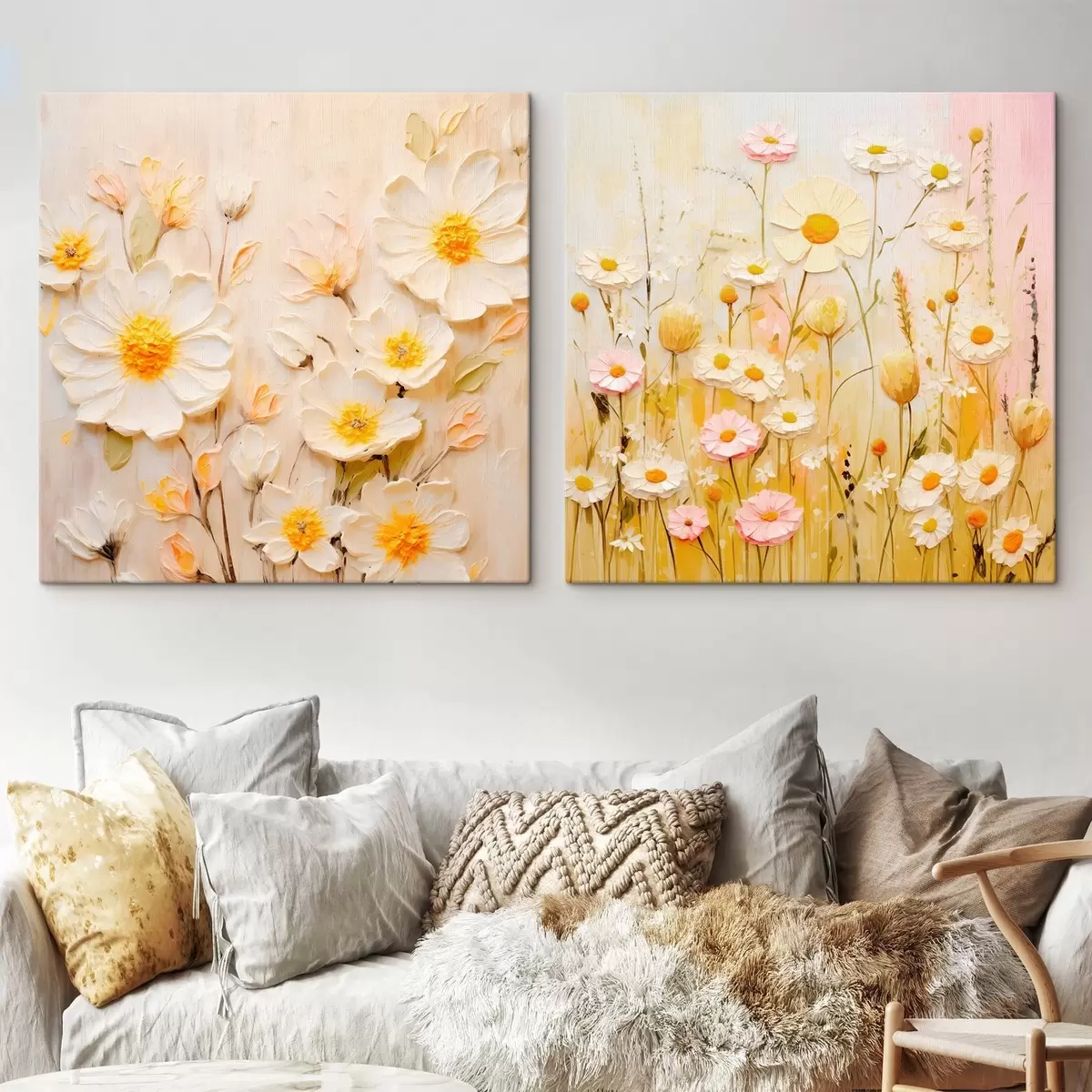 Obraz Květinová louka v olejomalebném stylu Č. m00711