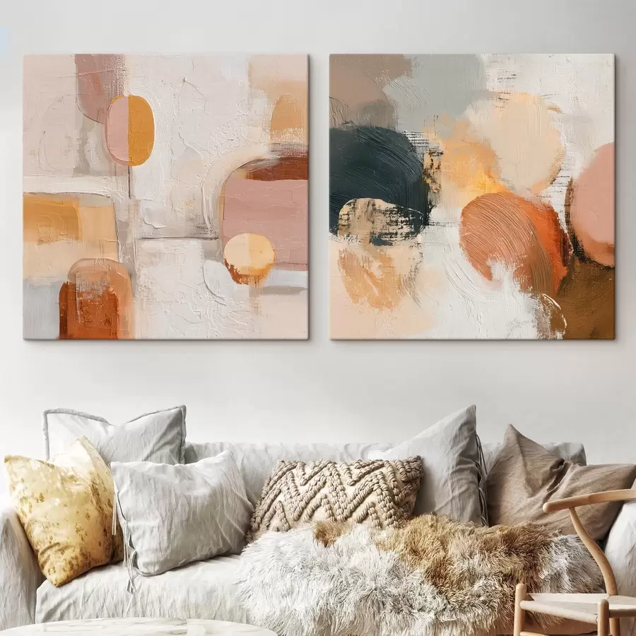 Obraz Geometrie klidu v abstraktním stylu Č. m00747