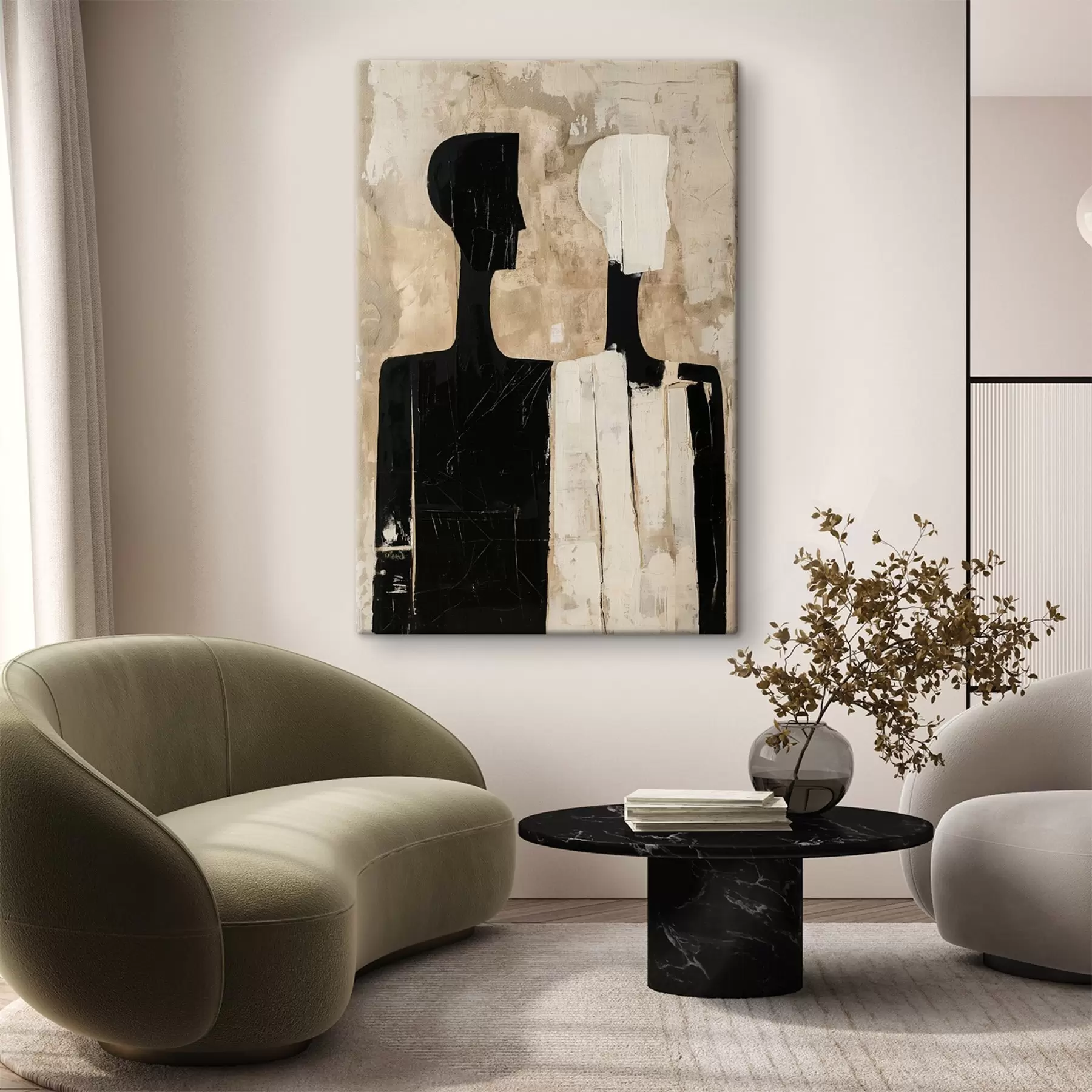 Obraz Abstraktní postavy Č. s46050