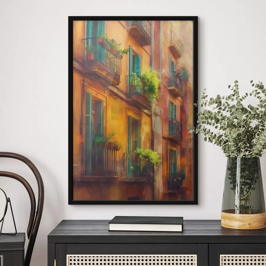 Fototapet Balkon f46057