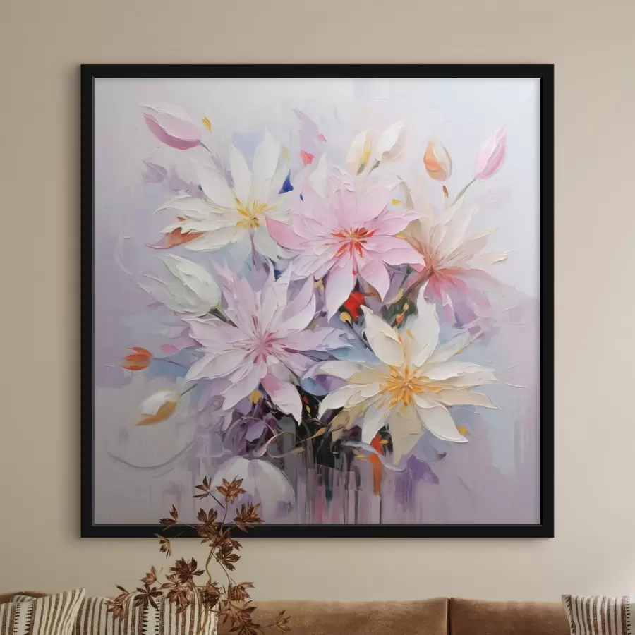 Fototapet Květinová kytice v olejomalířském stylu f45738