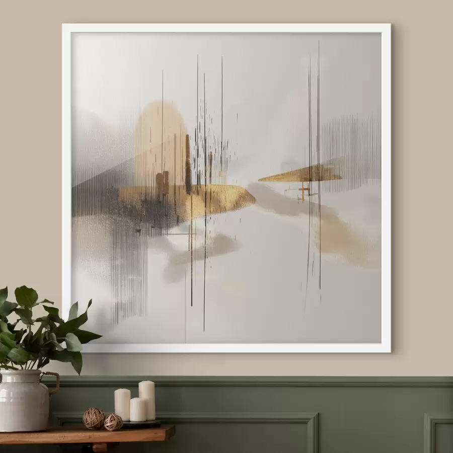 Fototapet Klidné pobřeží v minimalistickém grafickém stylu f45849