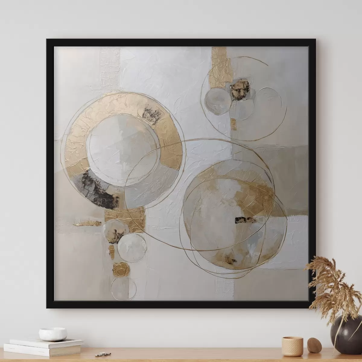 Poster Cyklickost forem v moderním abstraktním stylu f45851