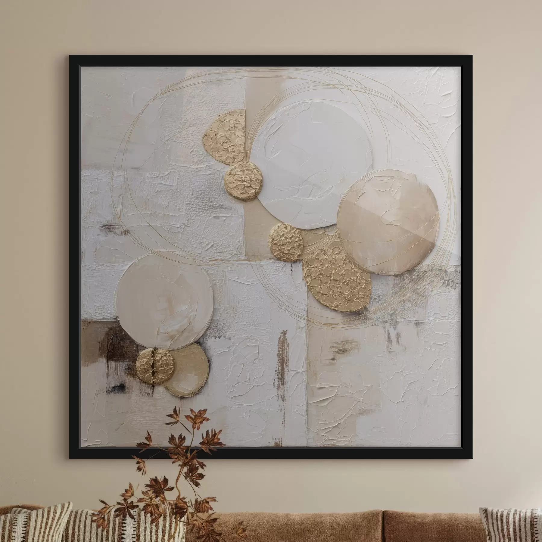 Fototapet Abstrakce ve volumetrickém malířském stylu f45852