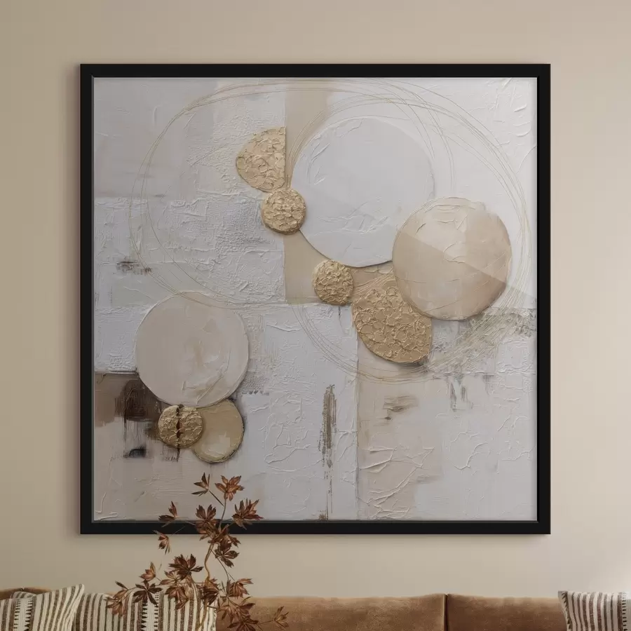 Fototapet Abstrakce ve volumetrickém malířském stylu f45852