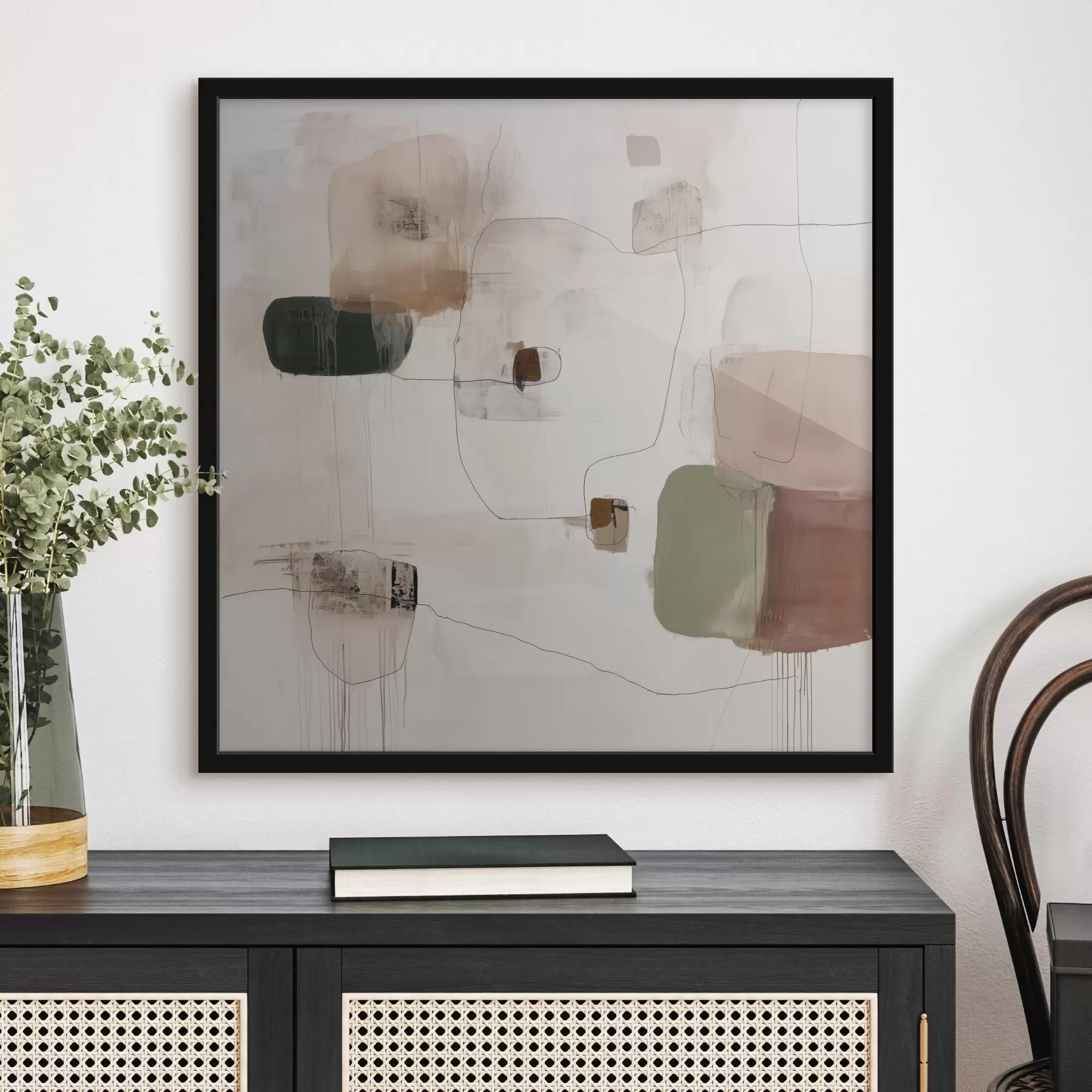 Fototapet Abstraktní minimalismus v teplých odstínech f45860