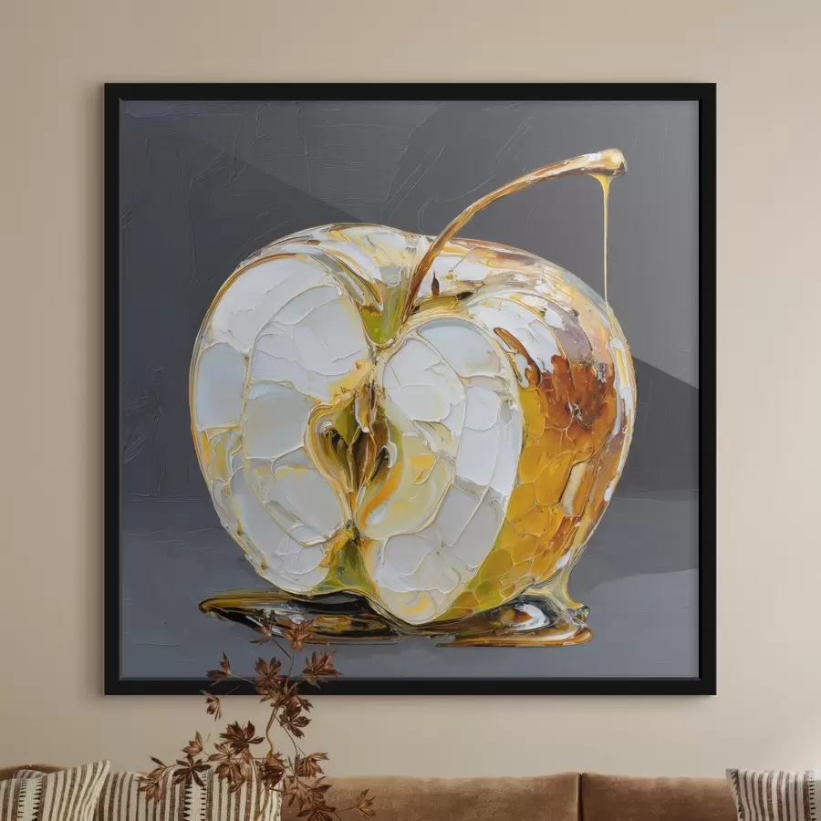 Fototapet Sladké jablko v malířském stylu f45861