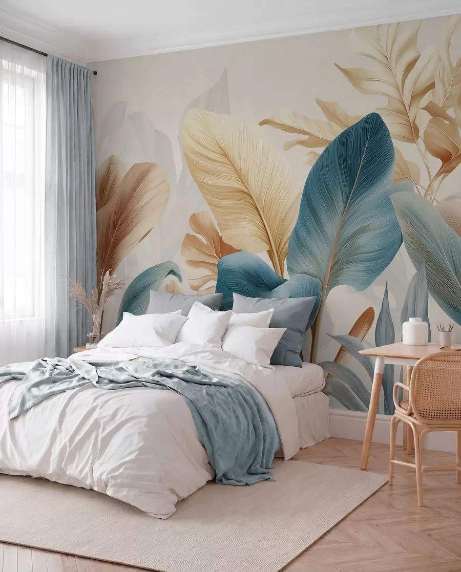 Fototapet Botanické listy w04589