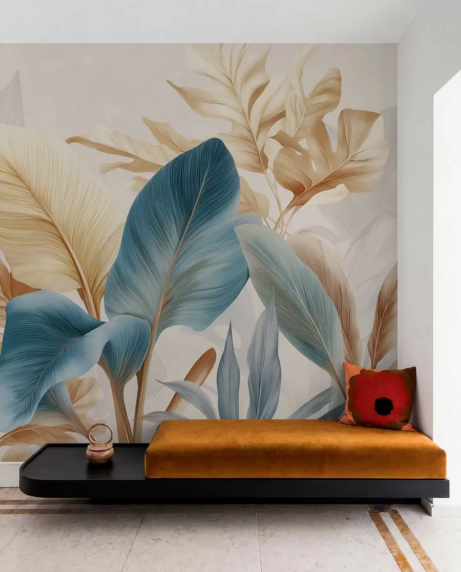 Fototapet Botanické listy w04589