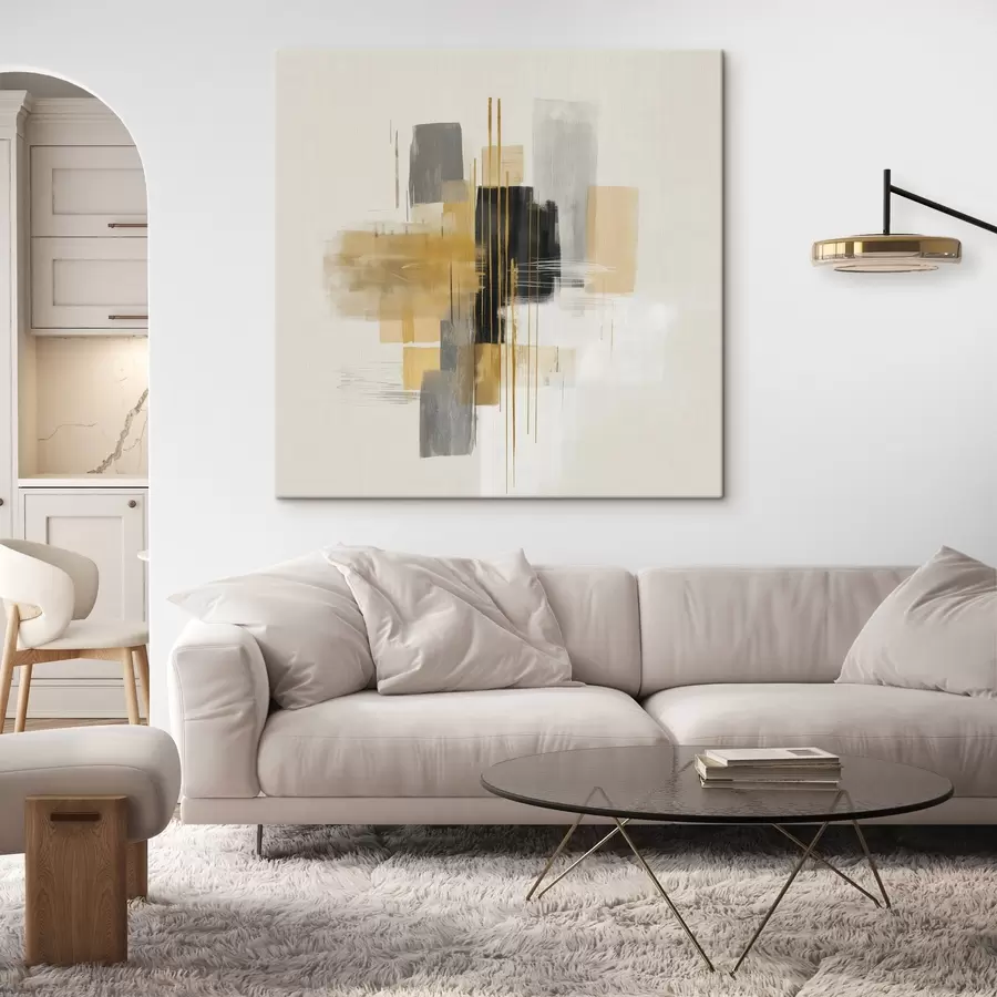 Obraz Vertikály prostoru ve stylu grafické abstrakce Č. s45850