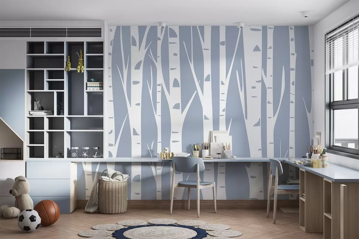 Fototapet Březový les w04658v1