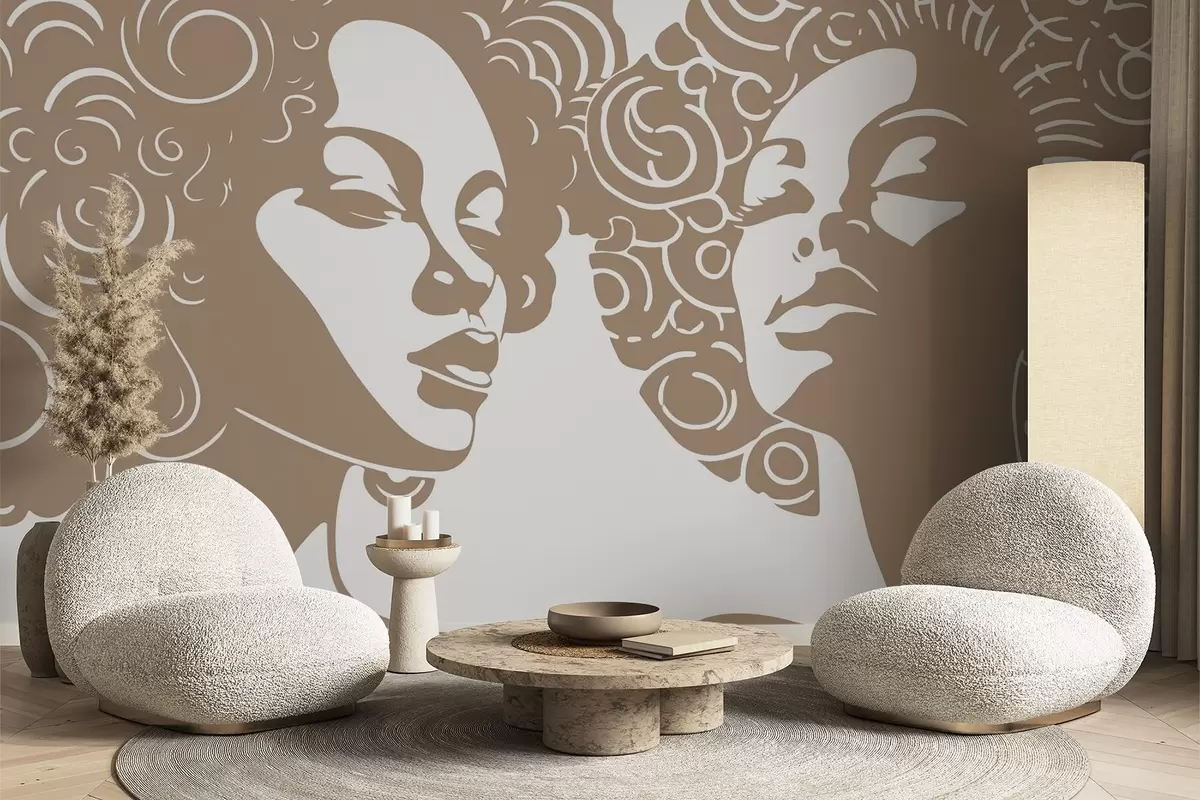 Fototapet Dvě dívky w04688