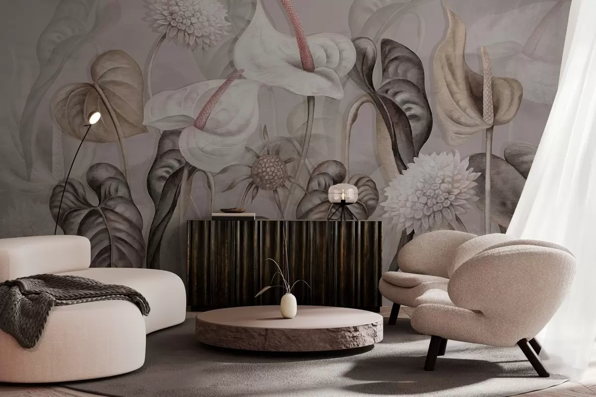 Fototapet Rostliny na zdi w04669v1