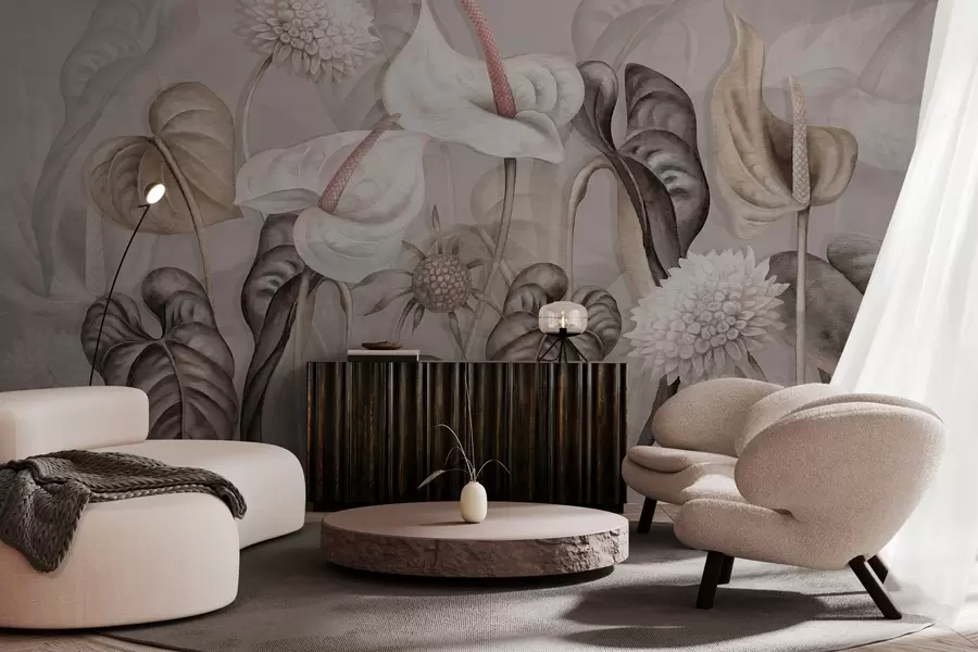 Fototapet Rostliny na zdi w04669v1