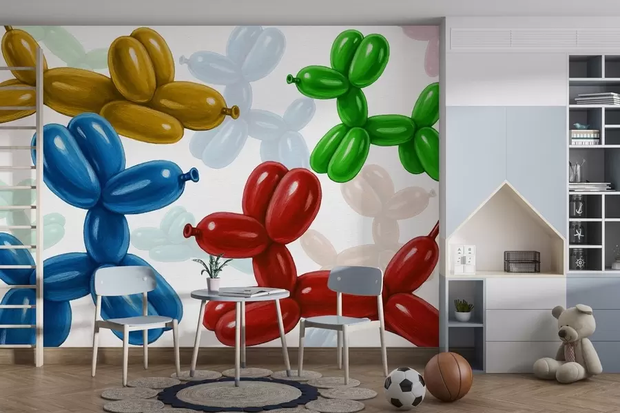 Fototapet Míčky ve tvaru psů w04675