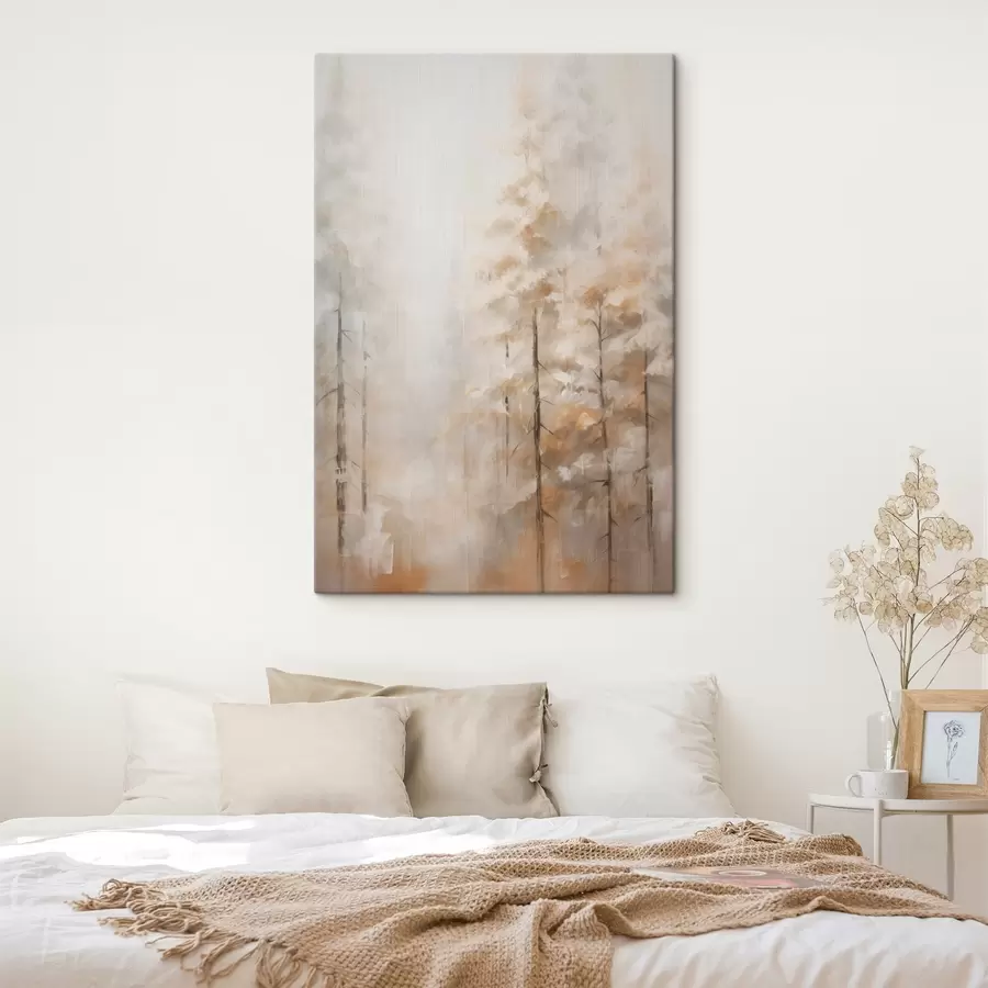 Obraz Stromy v lese imitace malby Č. s46123