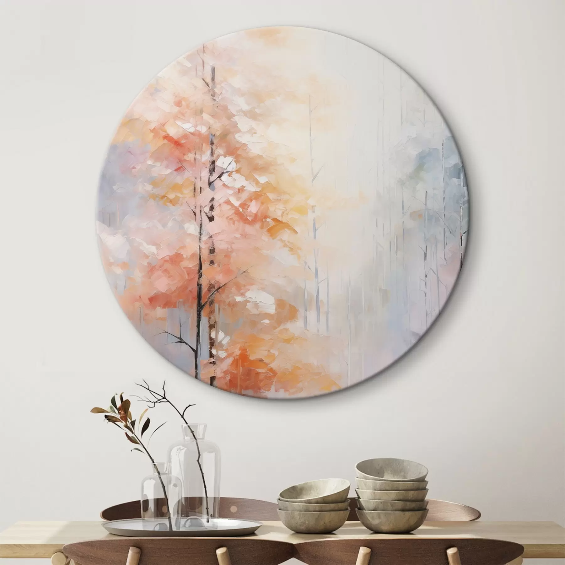 Obraz Podzimní les imitace malba Č. r46122