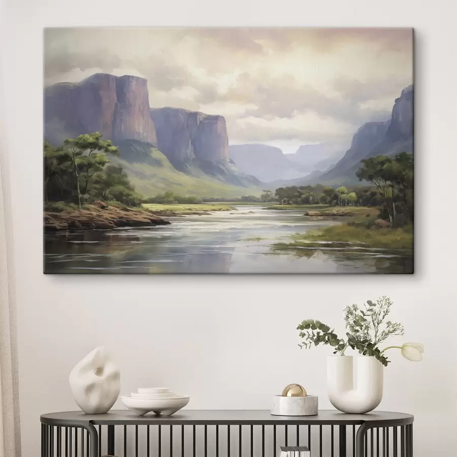 Obraz Park s výhledem na hory Č. s46194