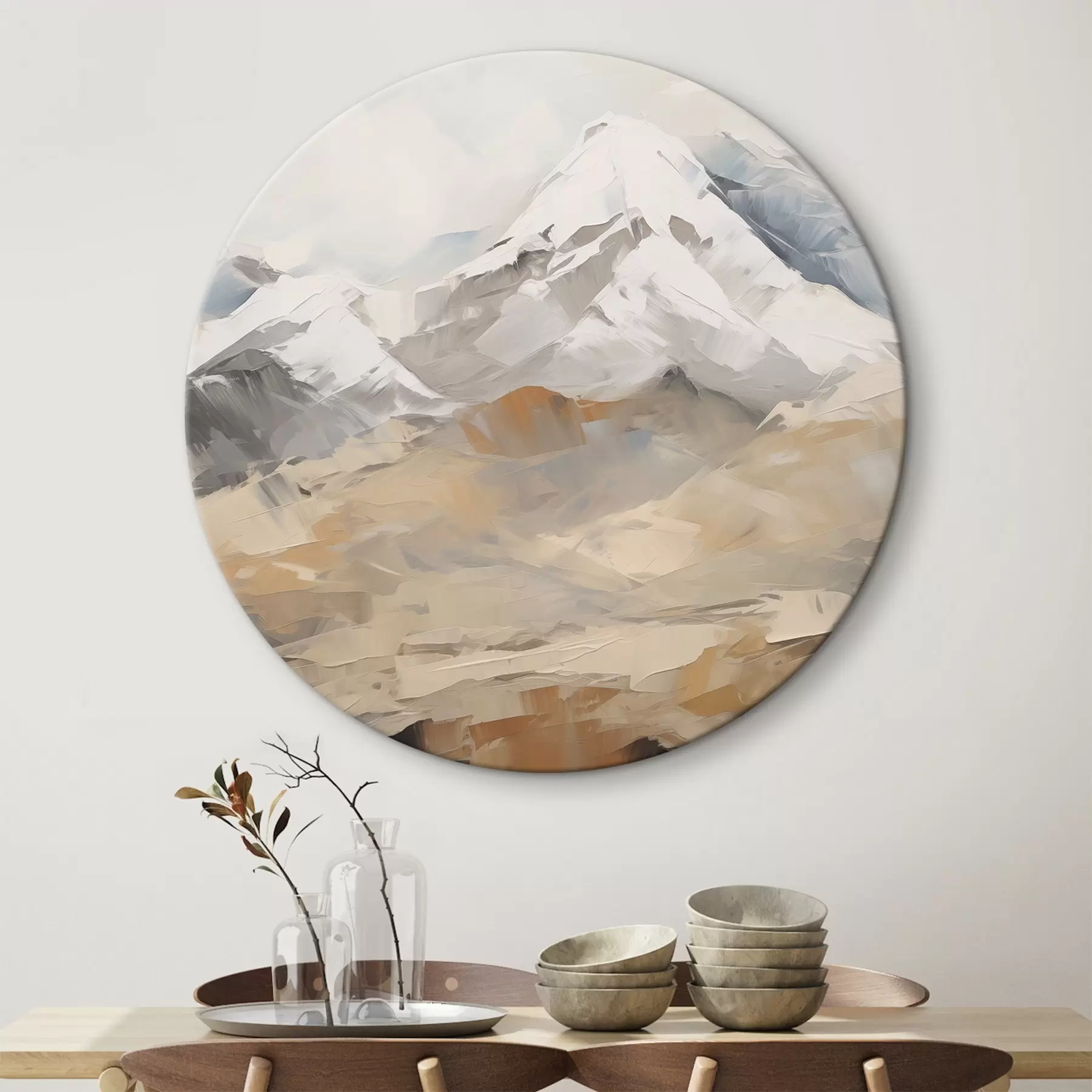 Obraz Malba napodobující hory Č. r46193