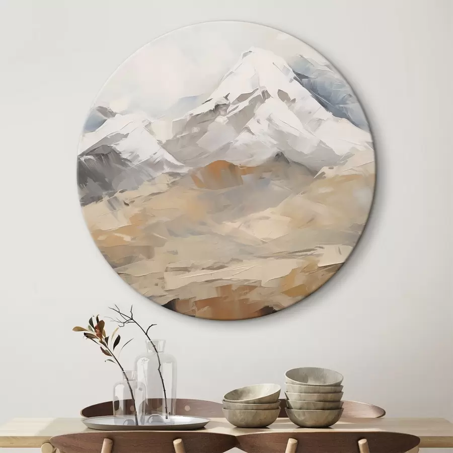 Obraz Malba napodobující hory Č. r46193