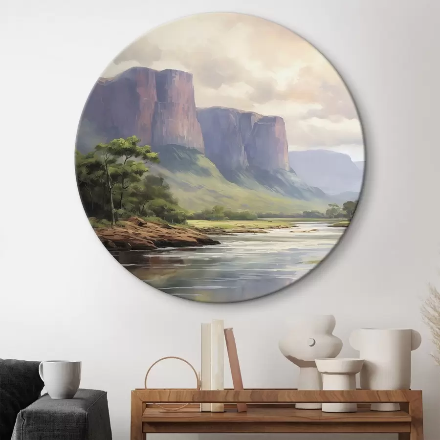 Obraz Park s výhledem na hory Č. r46194