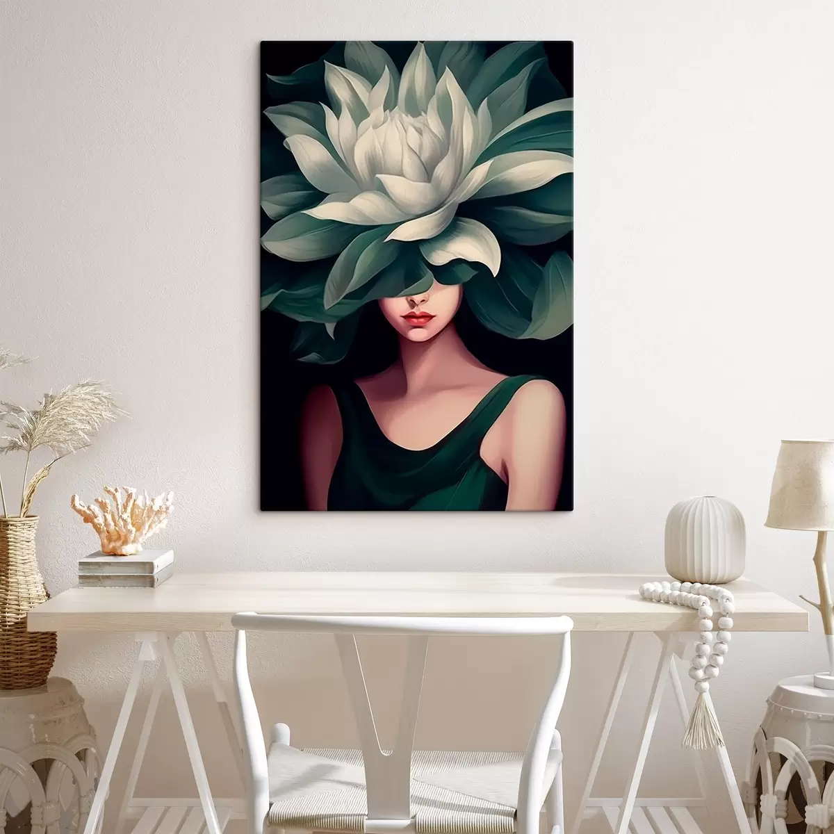 Obraz Dívka s květinou Č. s46207