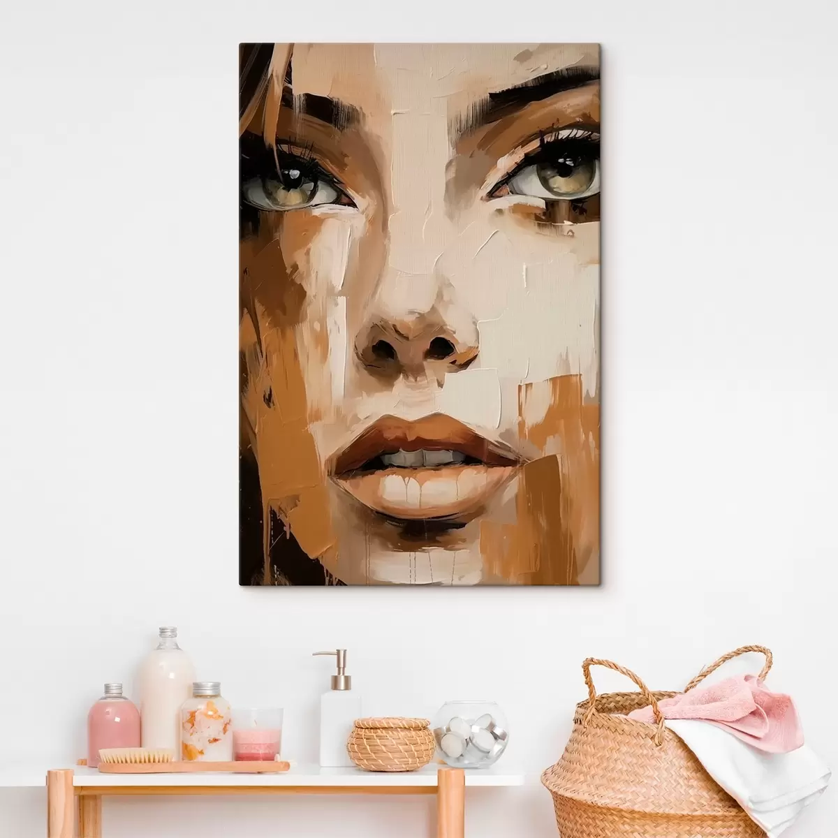 Obraz Abstraktní ženský portrét Č. s46228