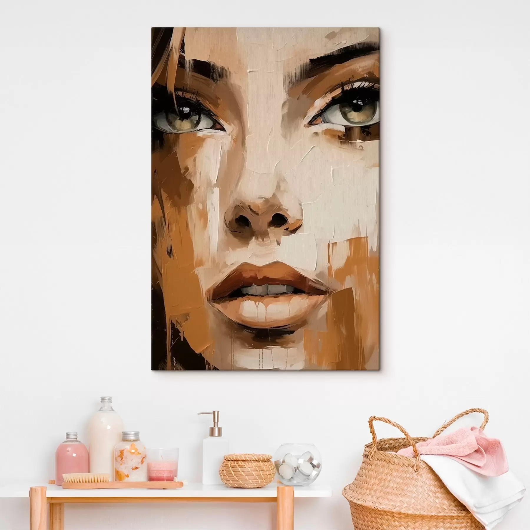 Obraz Abstraktní ženský portrét Č. s46228