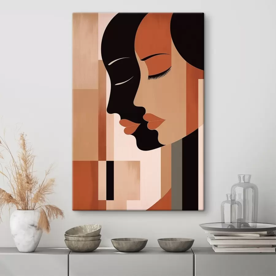 Obraz Abstraktní tváře Č. s46241