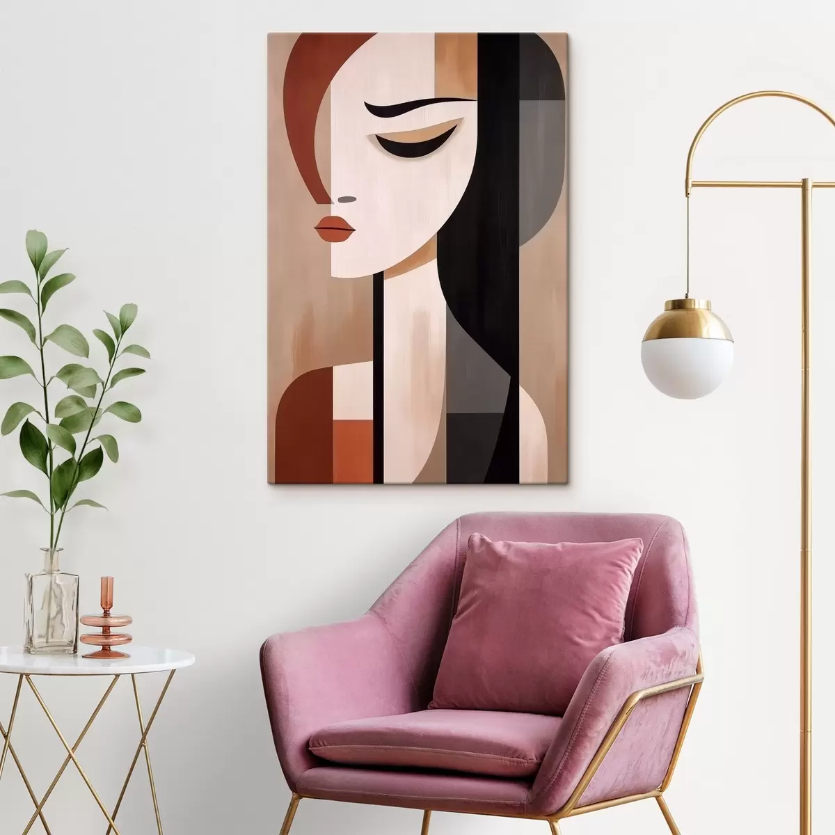 Obraz Abstraktní tváře Č. s46242