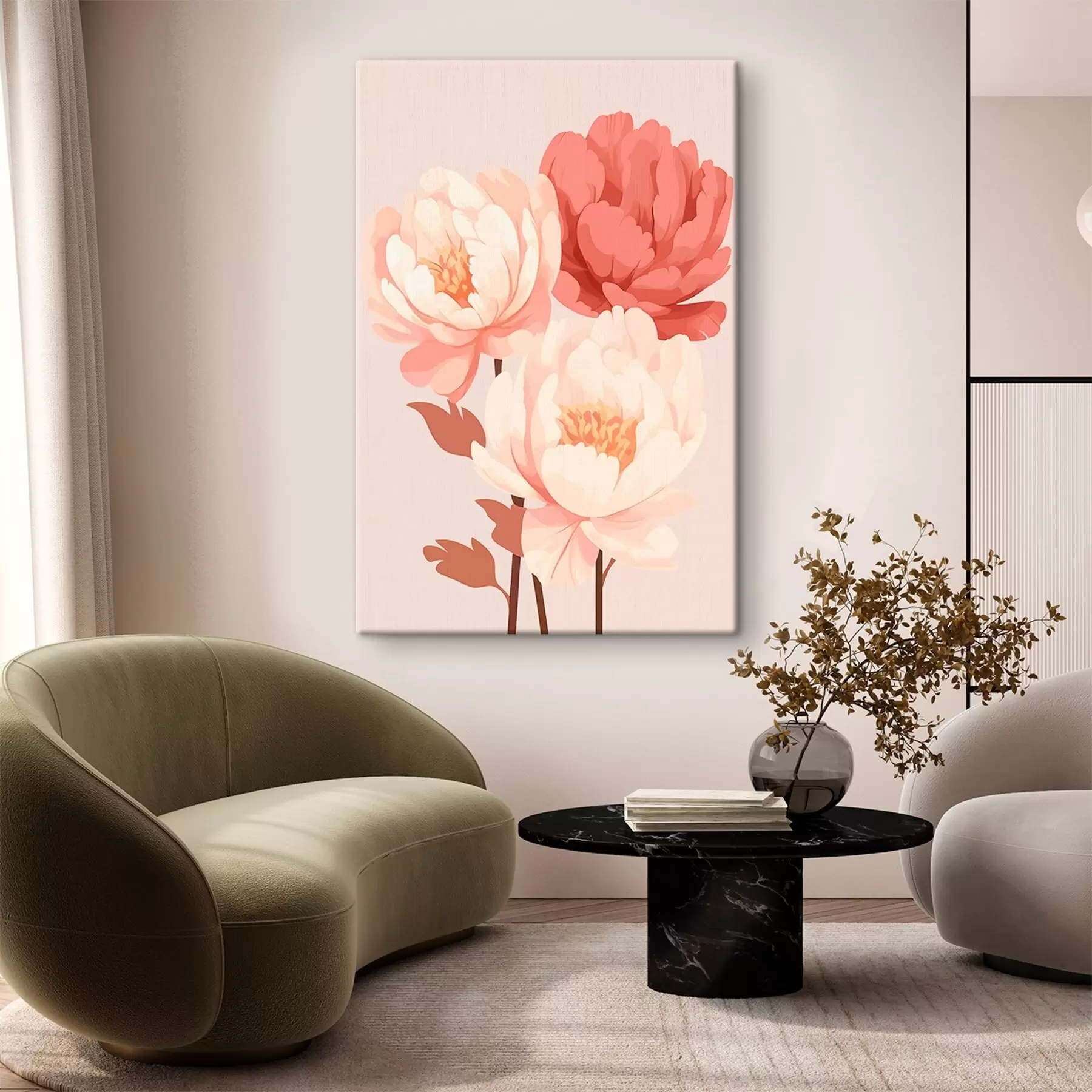 Obraz Pivoňky Č. s46252