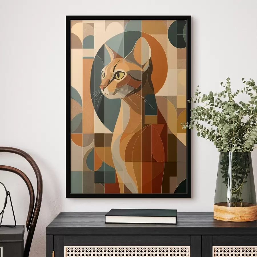 Fototapet Abstraktní kočka f46209