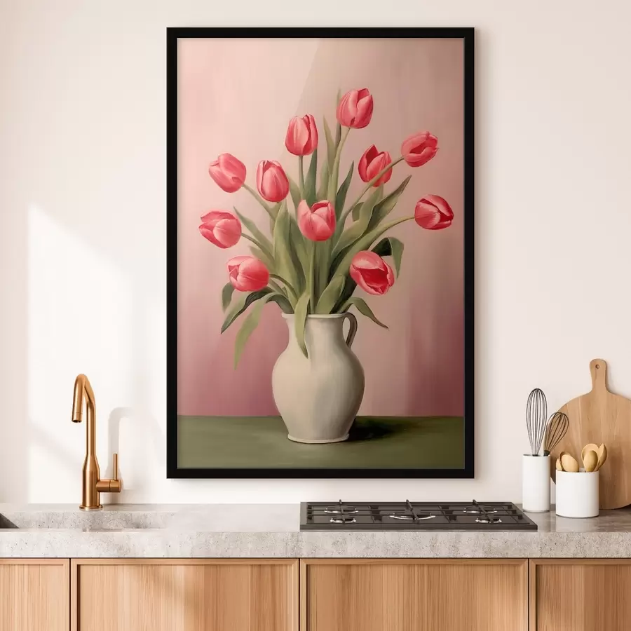 Fototapet Tulipány ve váze f46210