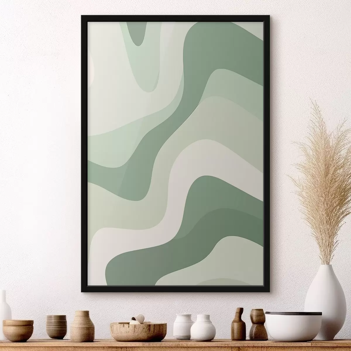 Poster Abstraktní vlny f46215