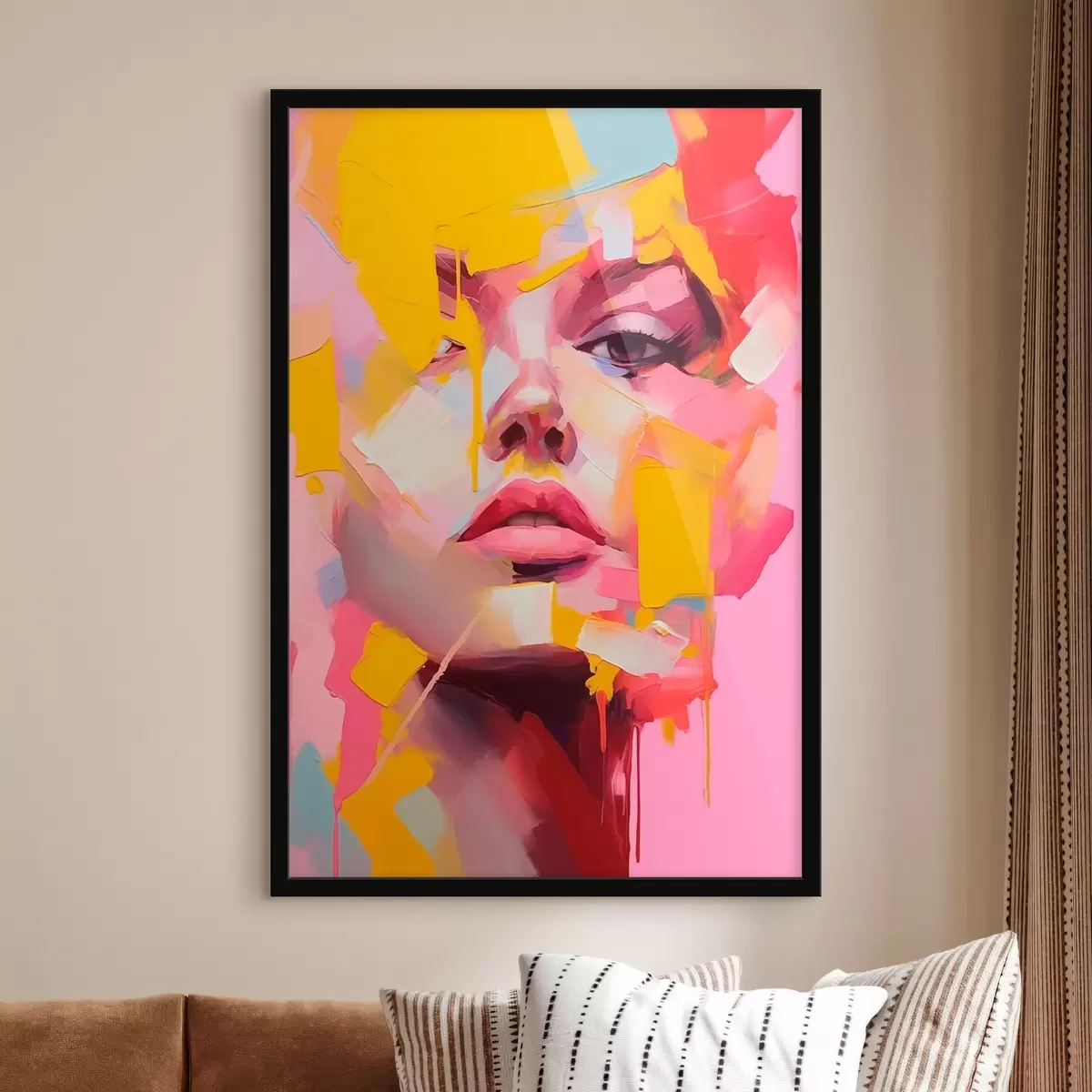 Poster Abstraktní tvář f46217