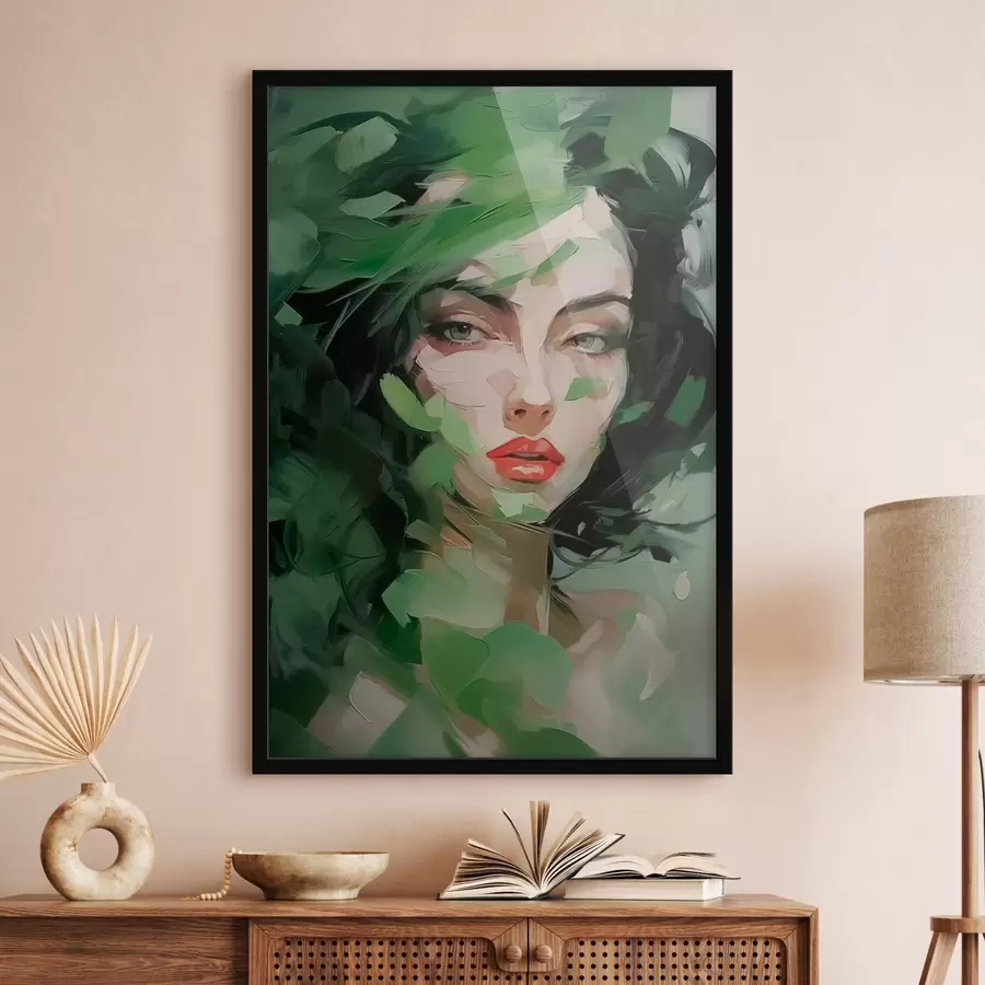 Fototapet Abstraktní ženský portrét f46224