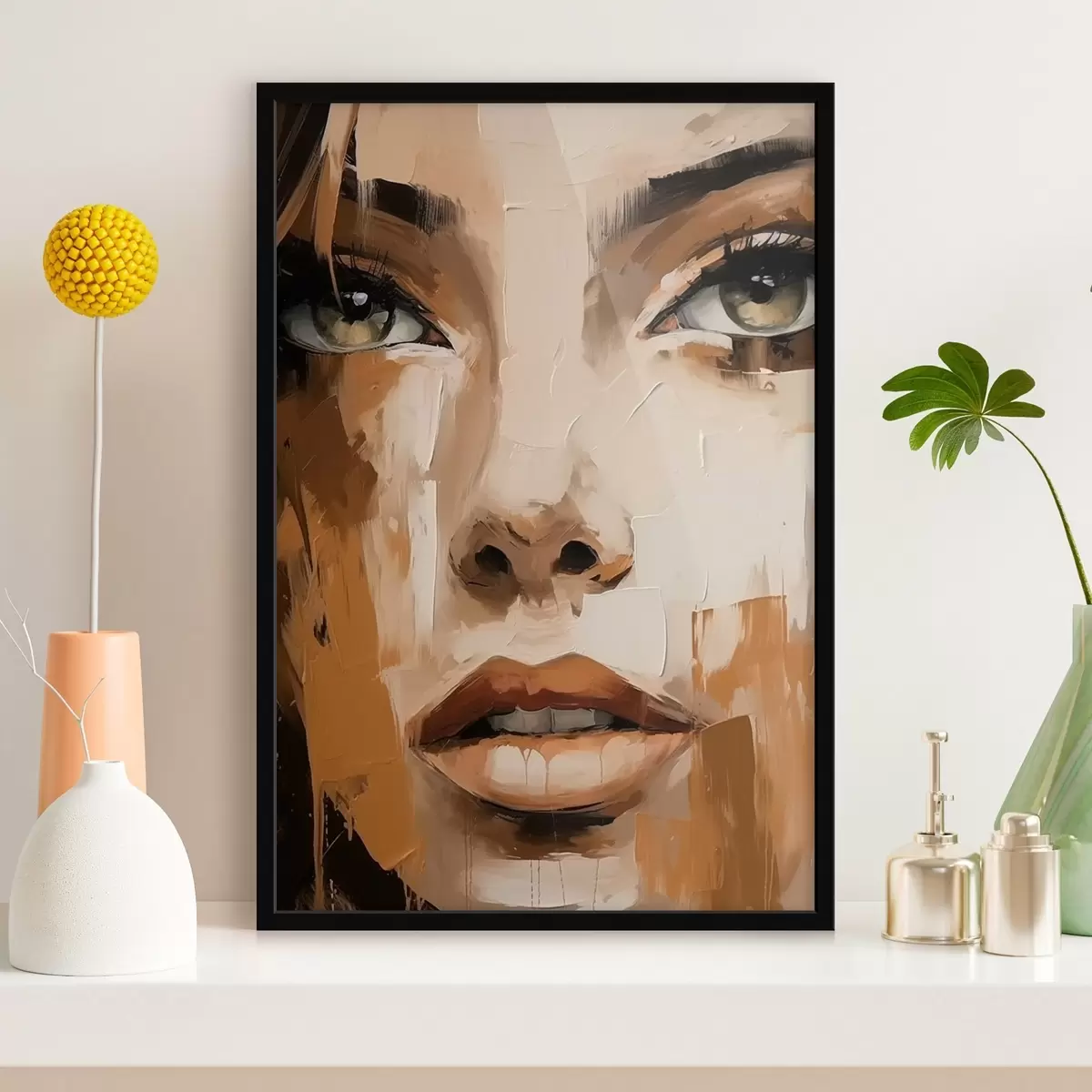 Poster Abstraktní ženský portrét f46228