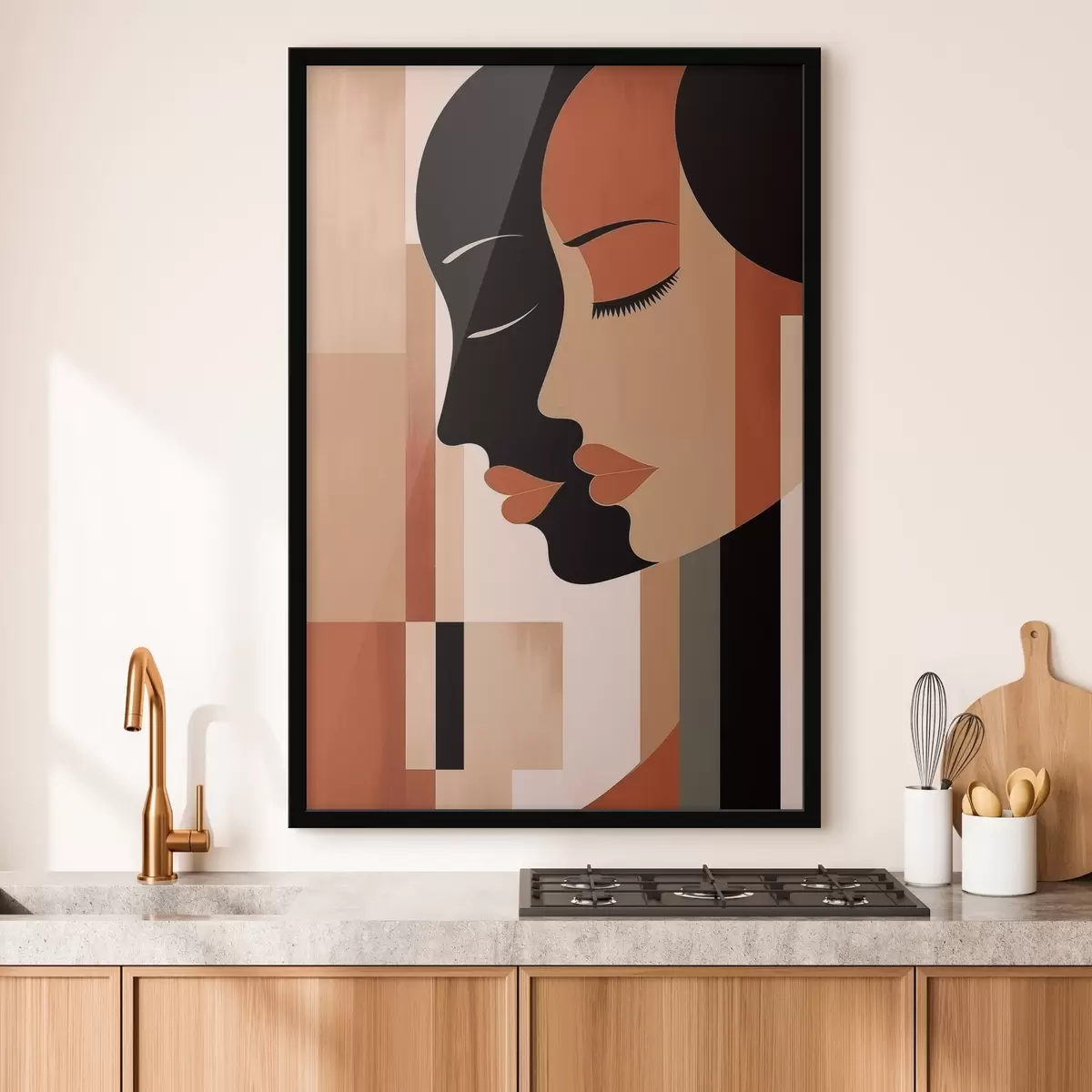 Poster Abstraktní tváře f46241