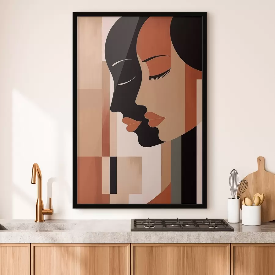 Fototapet Abstraktní tváře f46241