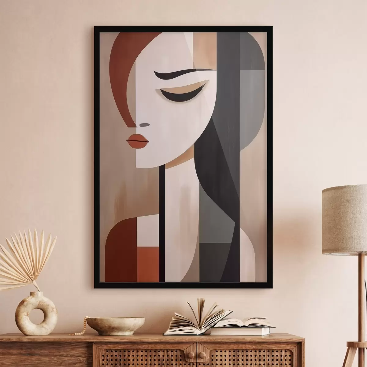 Poster Abstraktní tváře f46242