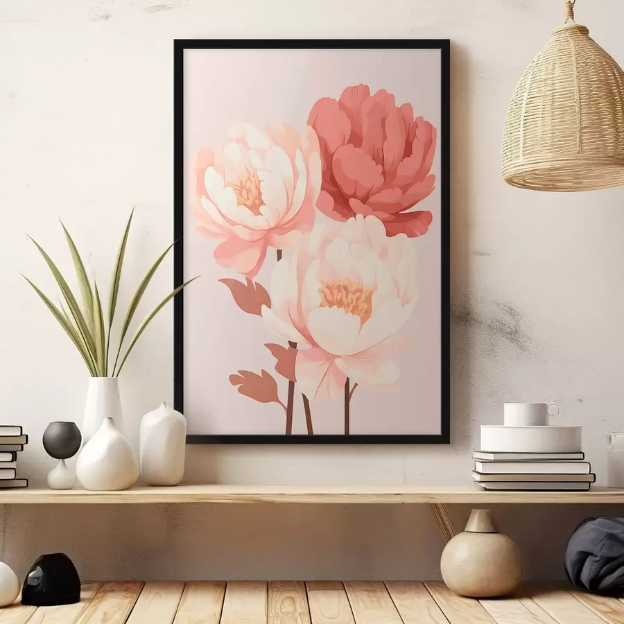 Fototapet Pivoňky f46252