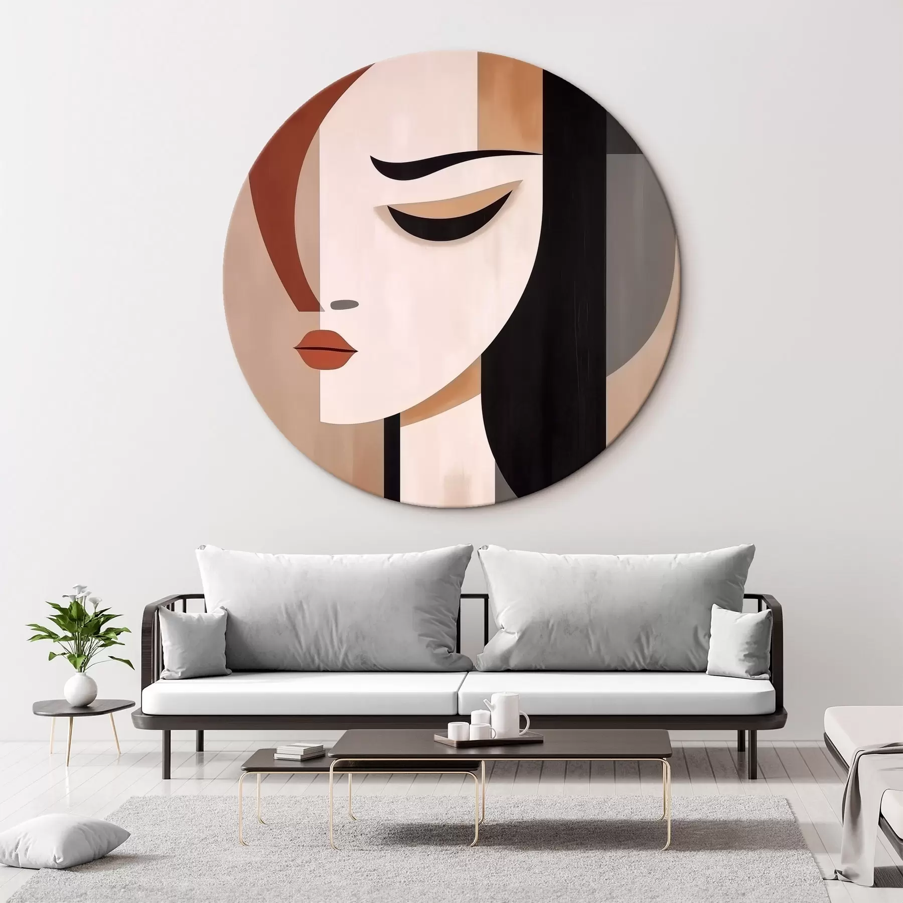 Obraz Abstraktní tváře Č. r46242